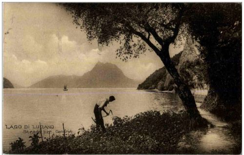 Lago di Lugano - Strada per Gandria