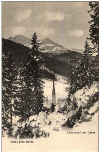 Landschaft bei Davos