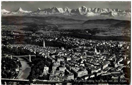 Bern Fliegeraufnahme