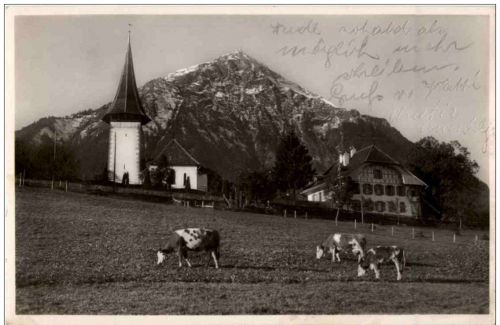 Aeschi - Landschaft mit Niesen