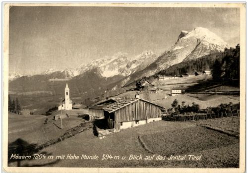 Mösern mit Hohe Munde