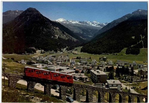 Davos Parsenn Bahn - Blick ins Flüelatal