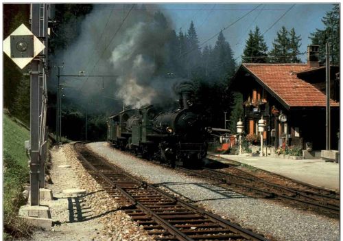 Gare de Cavadürli- Eisenbahn