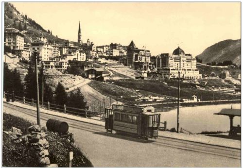 St. Moritz - Tram - Repro