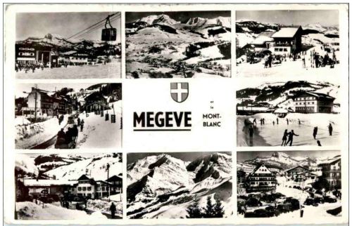 Megeve et le Mont Blanc