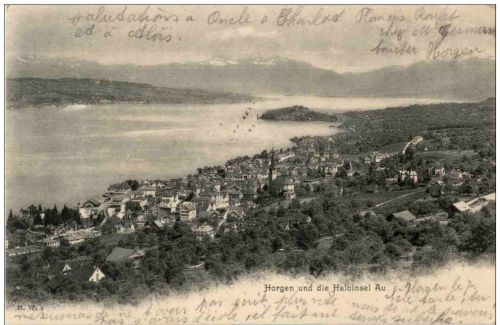 Horgen und die Halbinsel Au