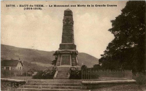Haut du Them - Le Monument aux Morts