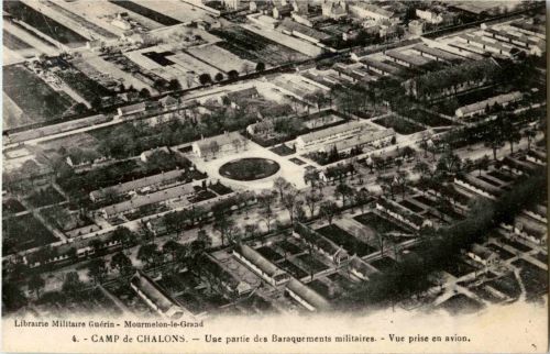 Camp de Chalons - Vue prise en avion