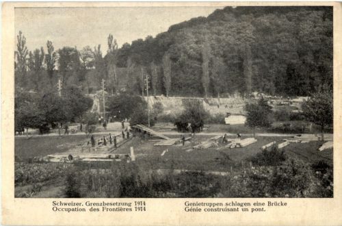 Schweizer Armee - Grenzbesetzung 1914