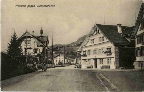 Nesslau gegen Wasserbrücke