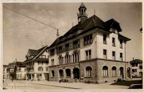 Flawil - Post und Gemeindehaus