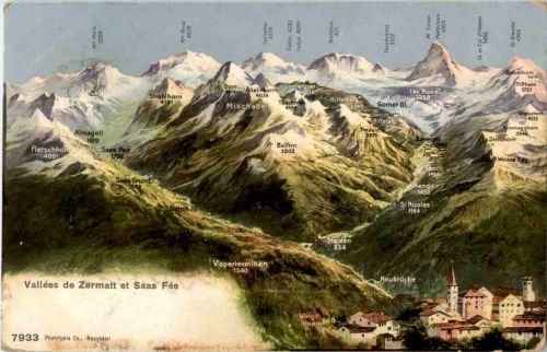 Vallees de Zermatt et Saas Fee