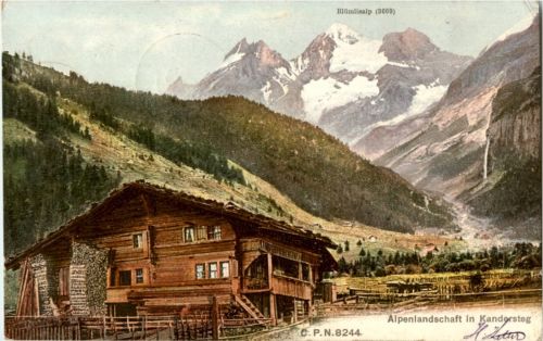 Alpenlandschaft in Kandersteg