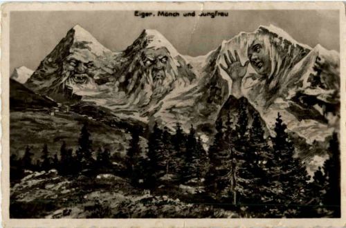 Berge mit Gesichtern