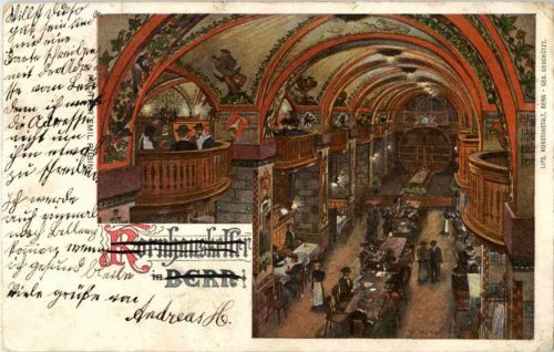 Bern - Kornhauskeller - Litho