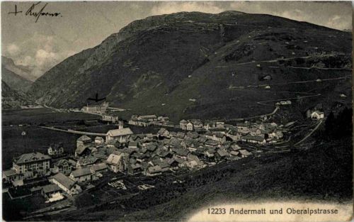 Andermatt und Oberalpstrasse