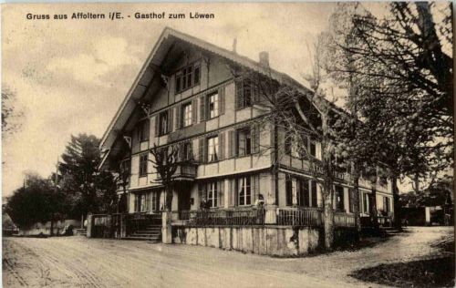 Gruss aus Affoltern - Gasthof zum Löwen