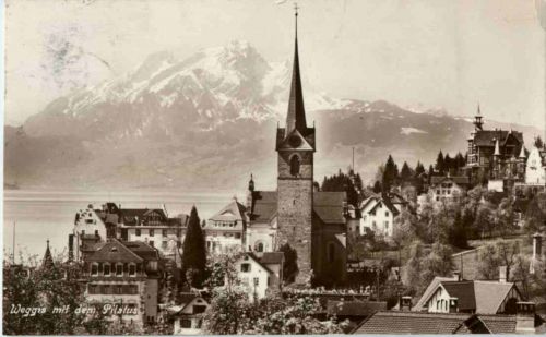 Weggis mit dem Pilatus