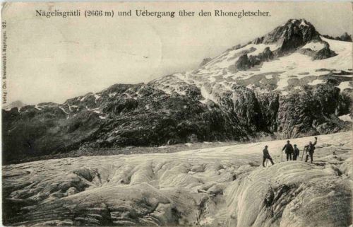 Nägelisgrätli und Übergang über den Rhonegletscher