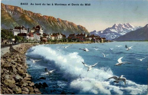 Au bord du lac a Montreux