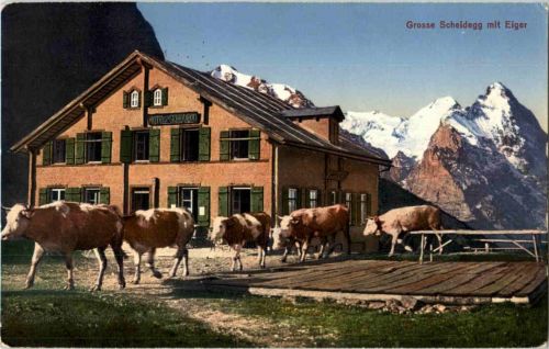 Grosse Scheidegg mit Eiger