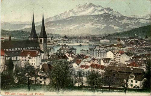 Luzern mit Pilatus