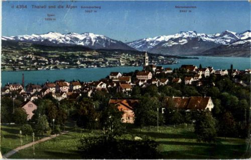 Thalwil und die Alpen