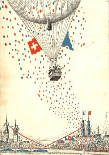 Zürich - Zürifäscht 1953 - Ballon