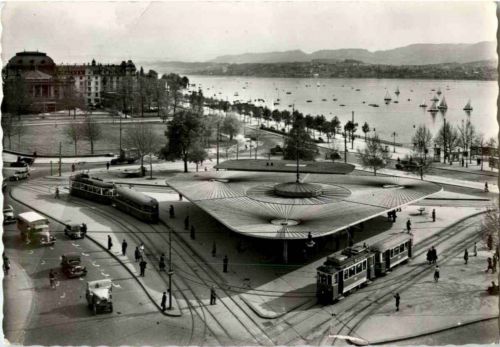Zürich - Bellevue mit Tram