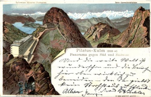 Pilatus Kulm - Litho Schlumpf