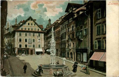 Luzern - Weinmarkt
