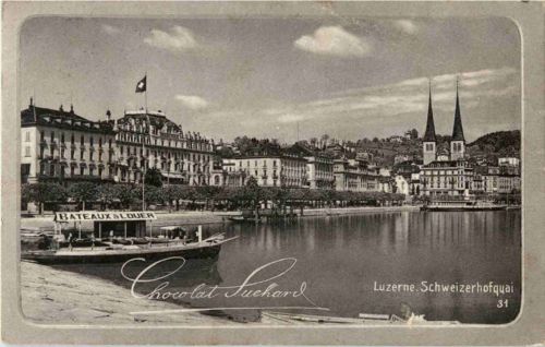 Luzern - Schweizerhofquai - Chocolat Suchard