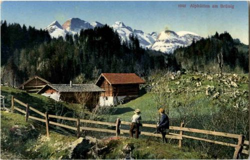 Alphütten am Brünig
