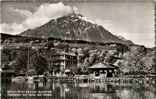Faulensee bei Spiez - Hotel Restaurant Seeblick
