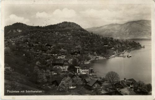 Faulensee am Thunersee - Schiffstation