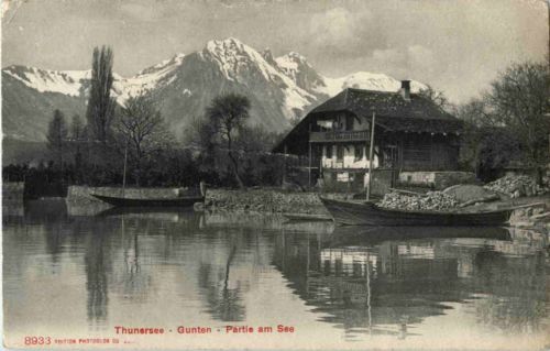 Gunten am Thunersee - Partie am See