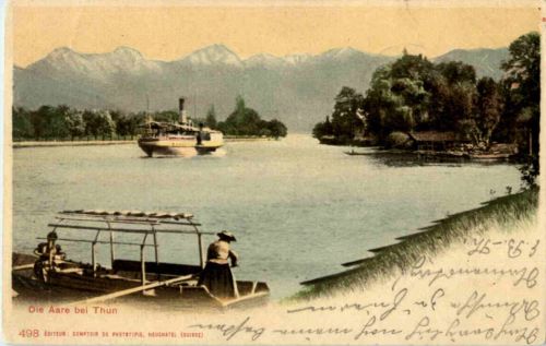 Die Aare bei Thun