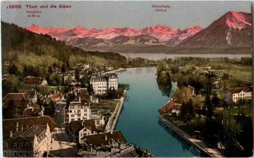 Thun und die Alpen