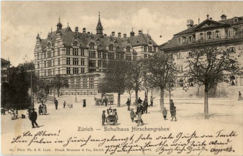 Zürich - Schulhaus - Hirschengraben