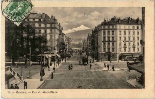 Geneve - Rue du Mont Blanc