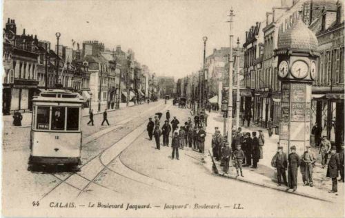 Calais - Le Boulevard Jacquard - Tramway