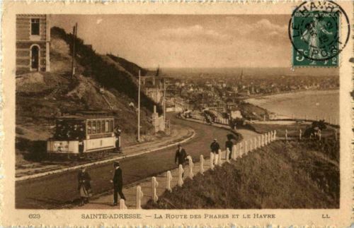 Sainte Adresse - La Route des Phares et le Havre - Tramway