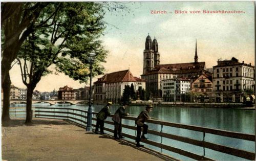 Zürich - Blick vom Bauschänzli