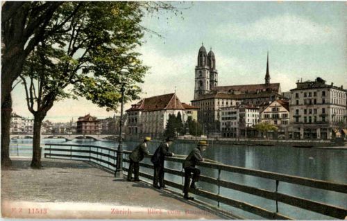 Zürich - Blick vom Bauschänzli