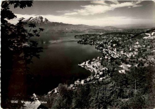 Weggis mit Pilatus