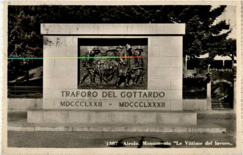 Airolo - Monumento Le Vittime del lavoro