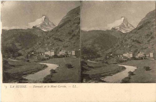 Zermatt - Stereokarte