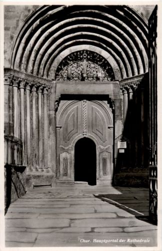 Chur - Hauptportal der Kathedrale