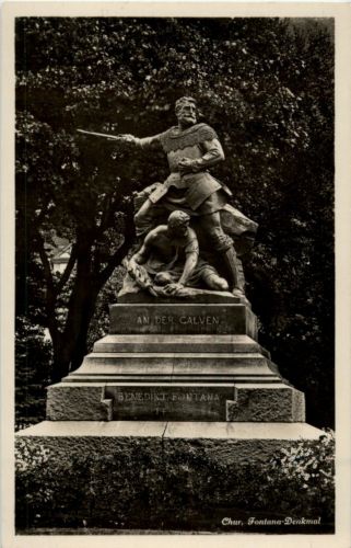 Chur - Fontana Denkmal