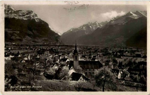 Altdorf gegen das Reusstal